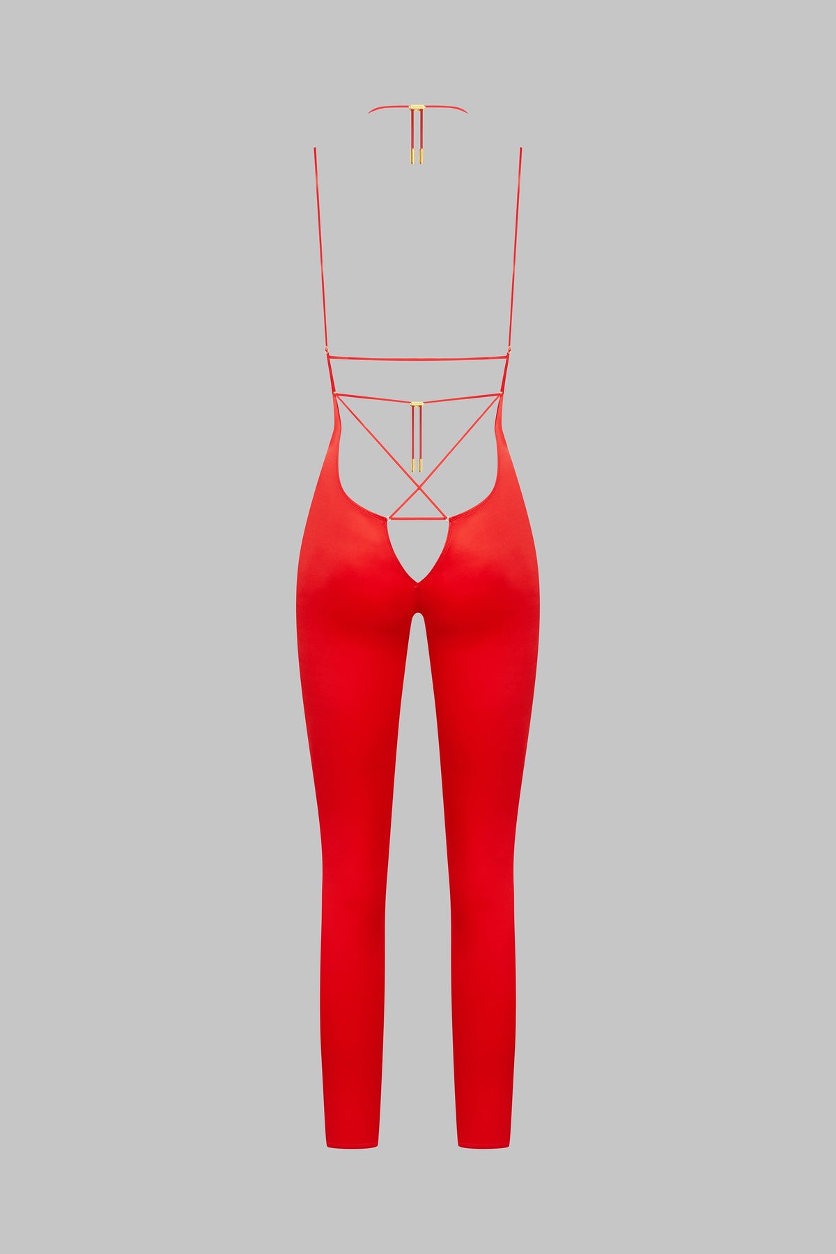 Open back strappy jumpsuit - French Kiss