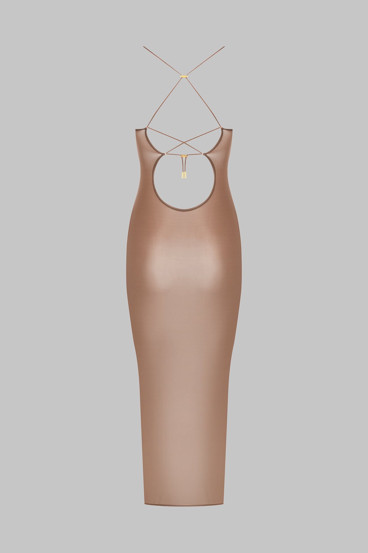 Midi Open Back Dress - French Kiss Light