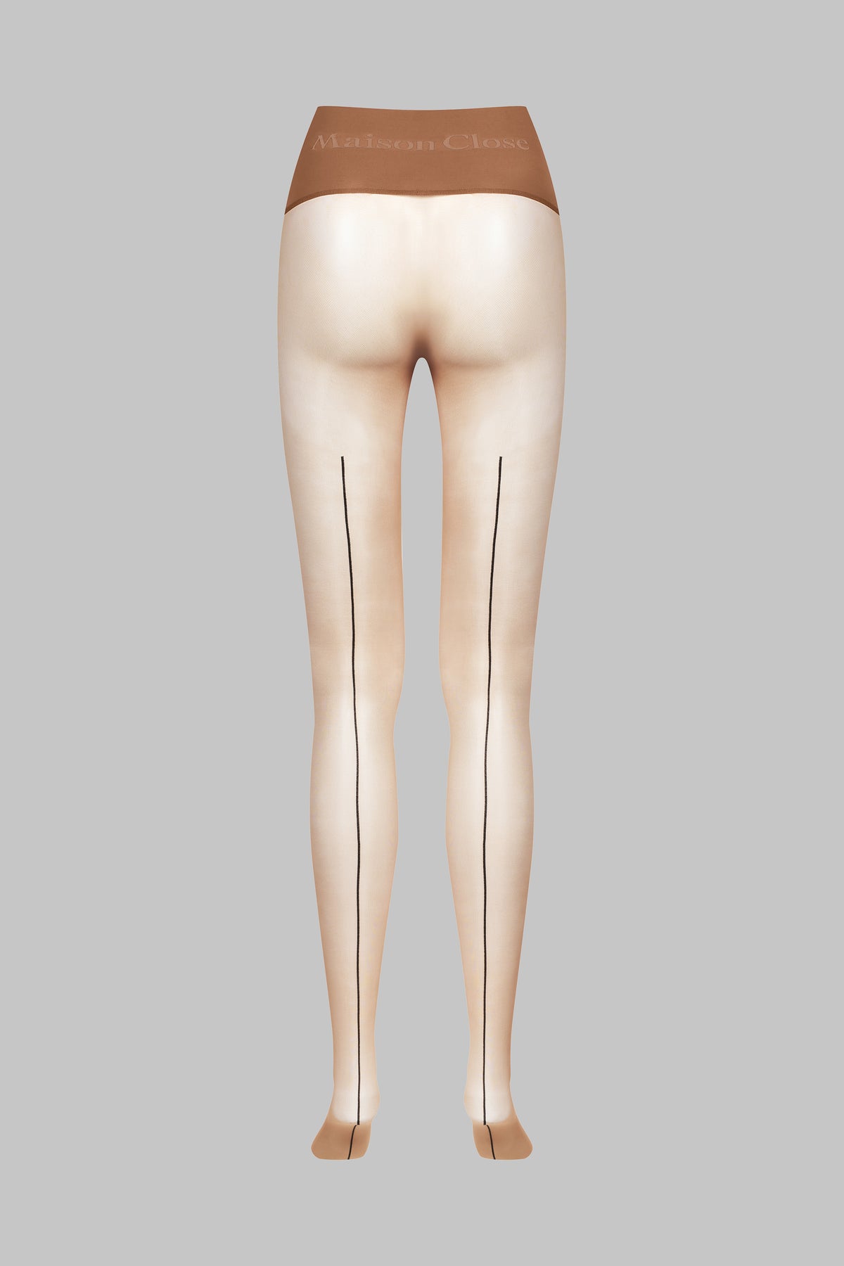 Back seam seamless tights - Signature - 20D - Sun Nude - LEGWEAR