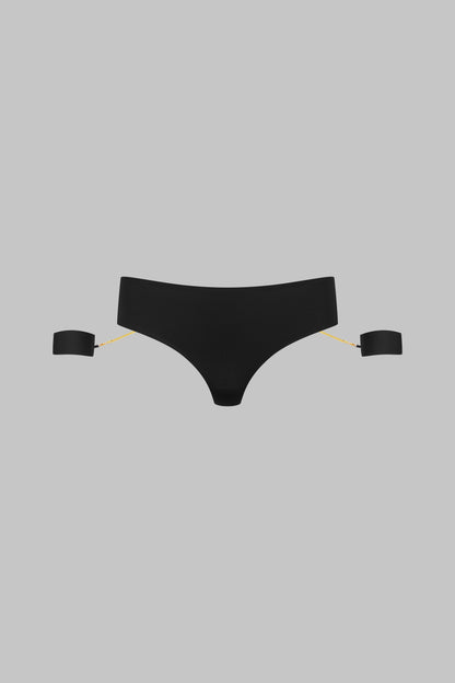 Open Tanga with Handcuffs and Jewelry - Tapage Nocturne