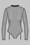 Thong body with suspenders - Corps à Corps