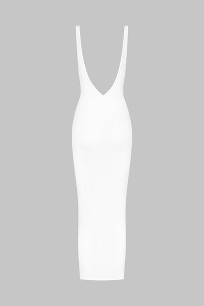 Naked back dress - La Femme Amazone