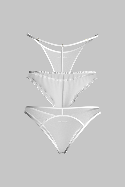 Set of 3 Bottoms White - Panorama