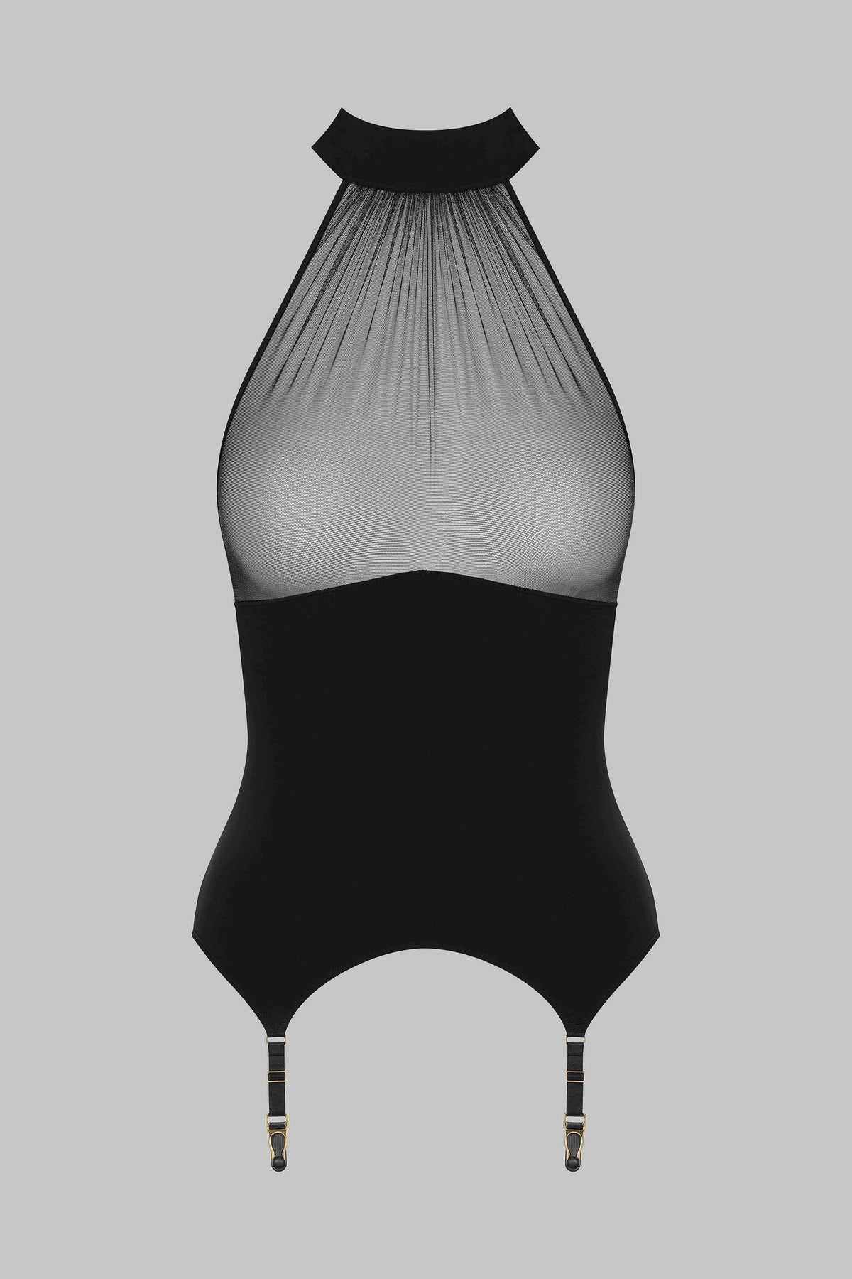 Garter Halter Top - Nuit Fauve