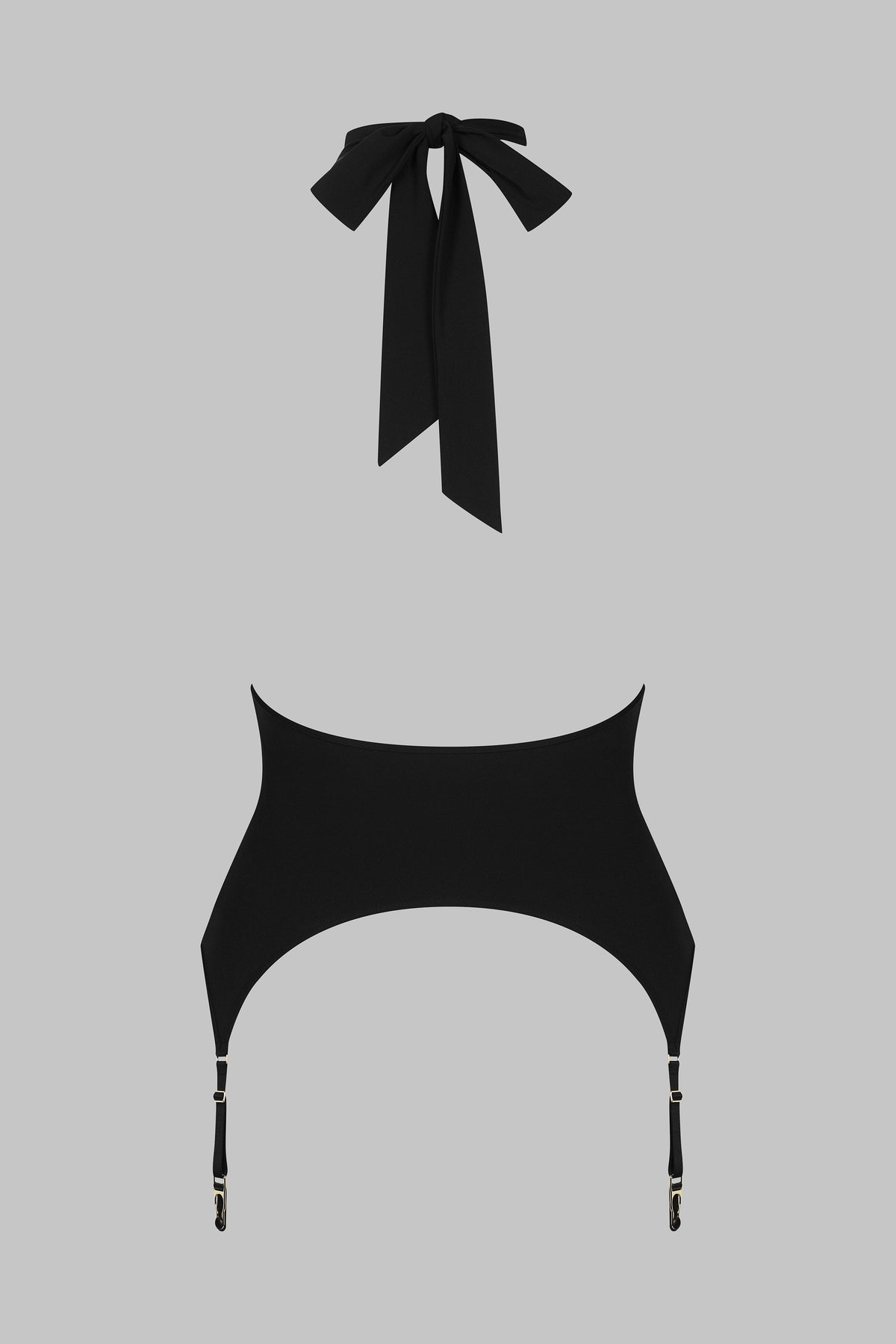Garter Halter Top - Nuit Fauve