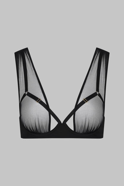 Openable Plunge Bra - Nuit Fauve