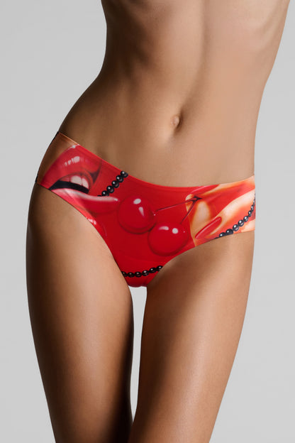Hipster Panty - Cherry - Comic Strip
