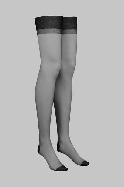Back seamed nylon stockings Signature - 15D - LEGWEAR