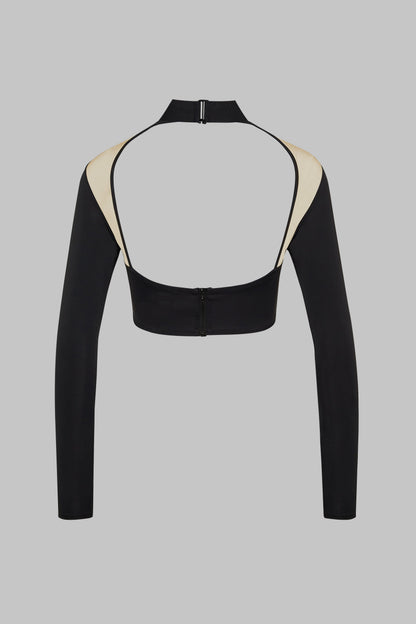 Sheer Long Sleeve Top - Pure Tentation