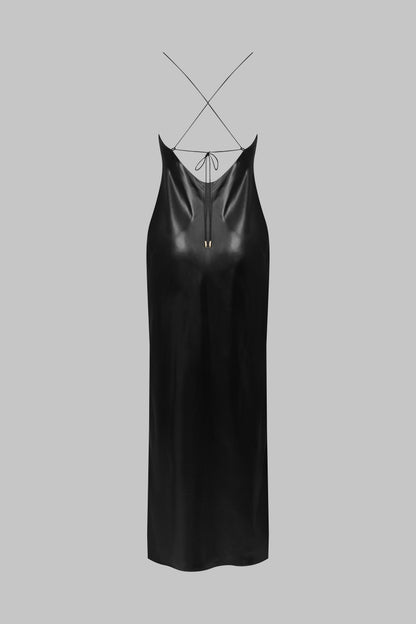 031 Long backless dress 