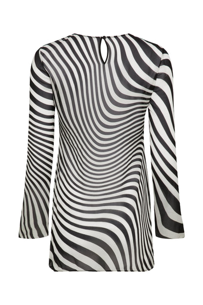 Long sleeves short dress - Fever