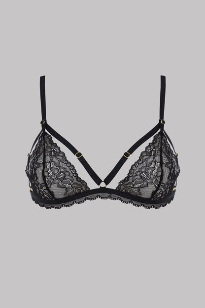 Openable triangle bra - Le Petit Secret Dentelle