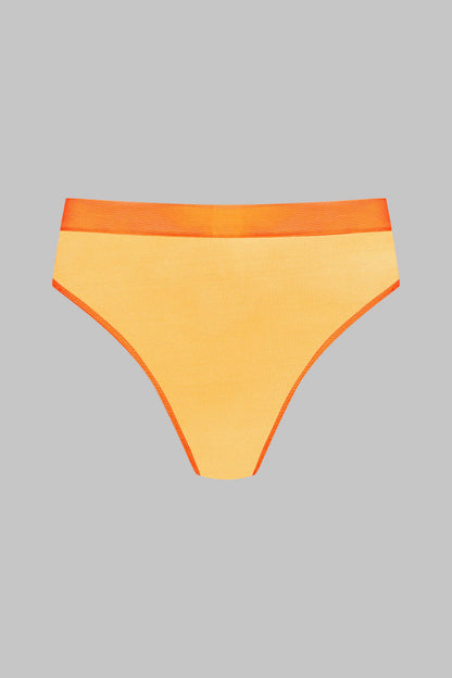 High-waist Thong - Corps à Corps Neon