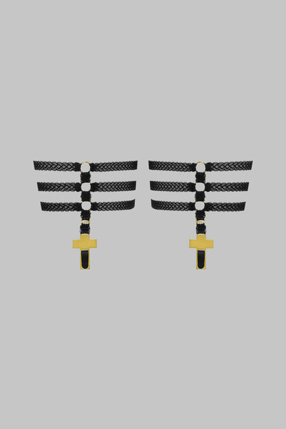 Cross Garters - Inspiration Divine