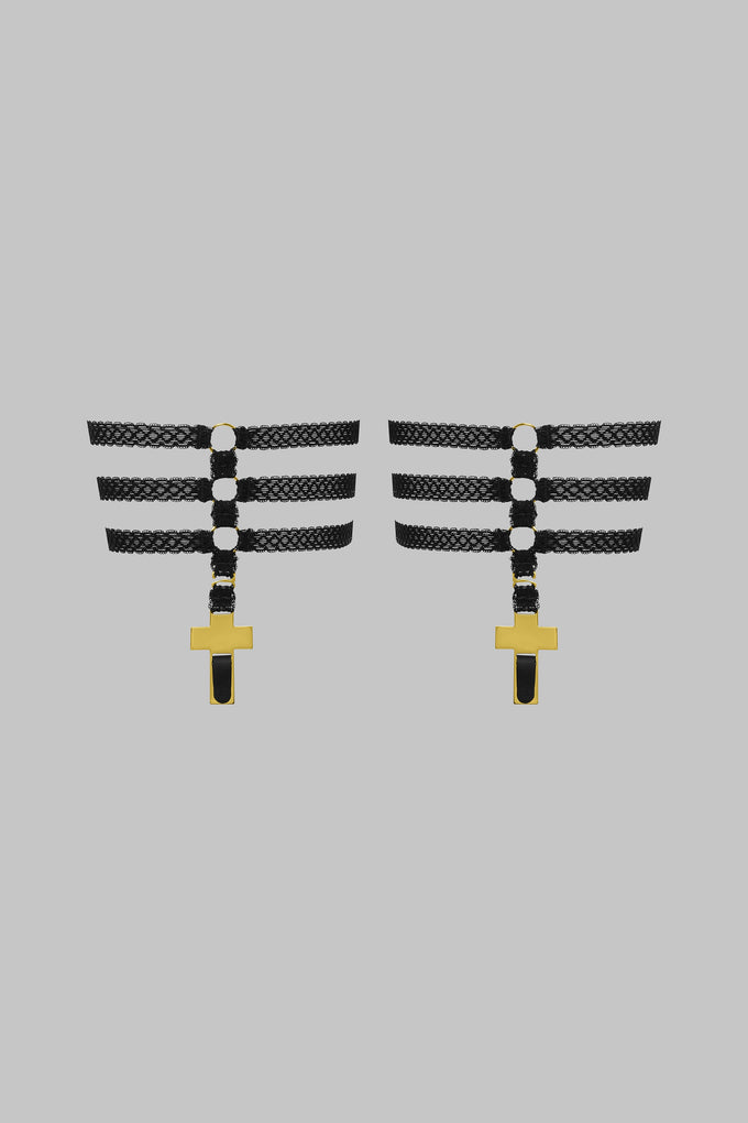 Cross Garters - Inspiration Divine