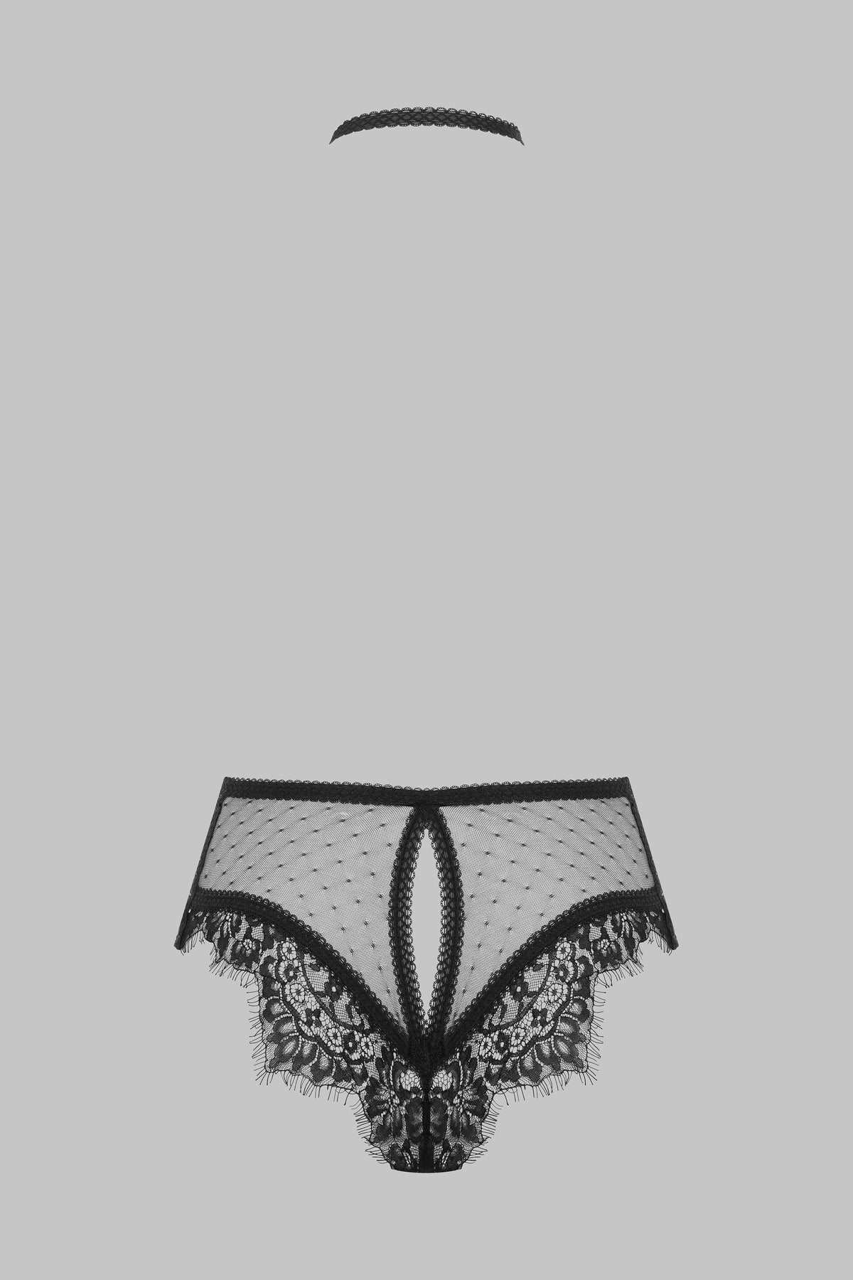 Cross Harness High-Waist Panties - Inspiration Divine