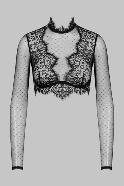 Long-Sleeve Lace Top - Inspiration Divine