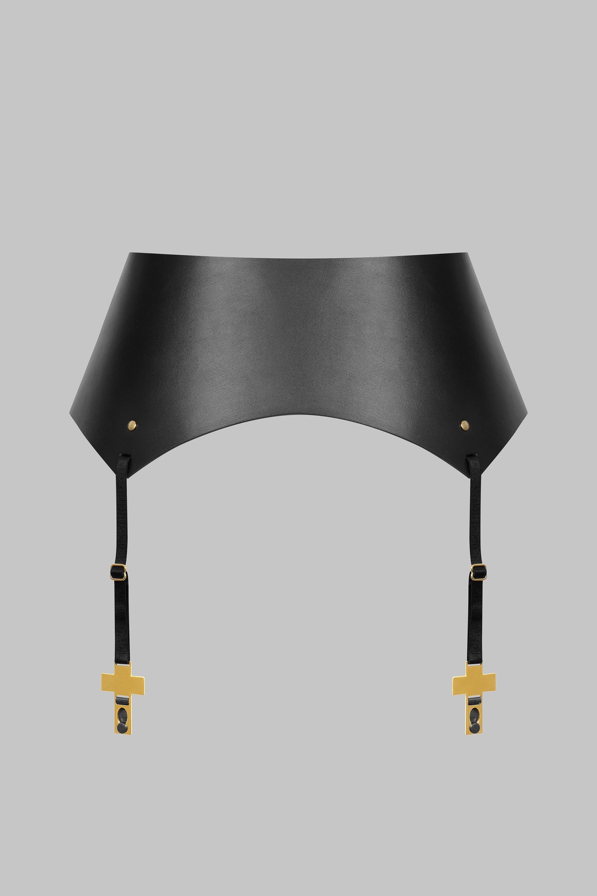 Cross Leather Garter Belt - Inspiration Divine