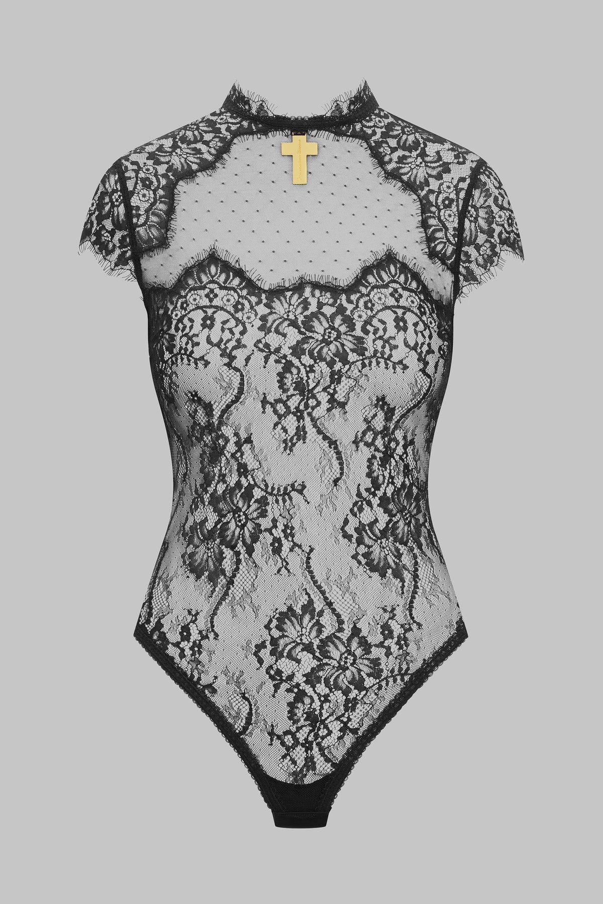 Backless Lace Thong Bodysuit - Inspiration Divine