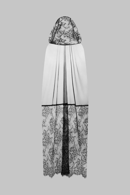 Sheer Lace Cape - Inspiration Divine