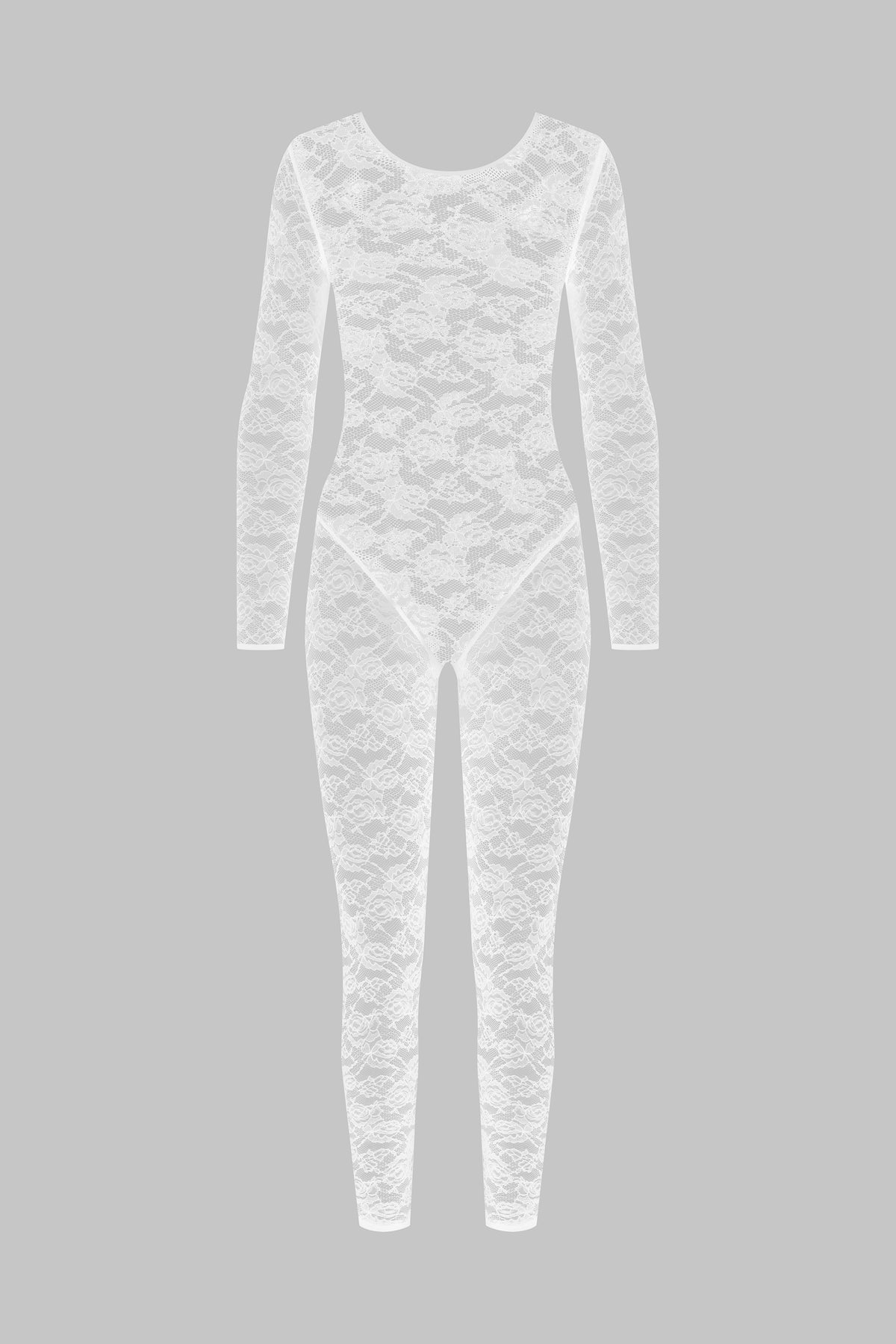 Long sleeve open back jumpsuit - Flashback
