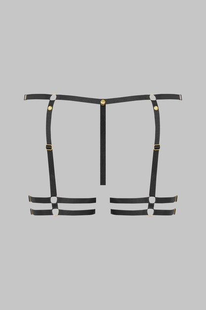 Mini Thong with Suspenders - Jeux Magnétiques