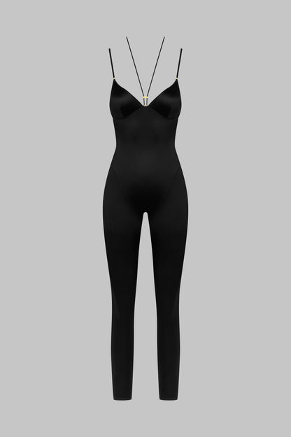 Open back strappy jumpsuit - French Kiss