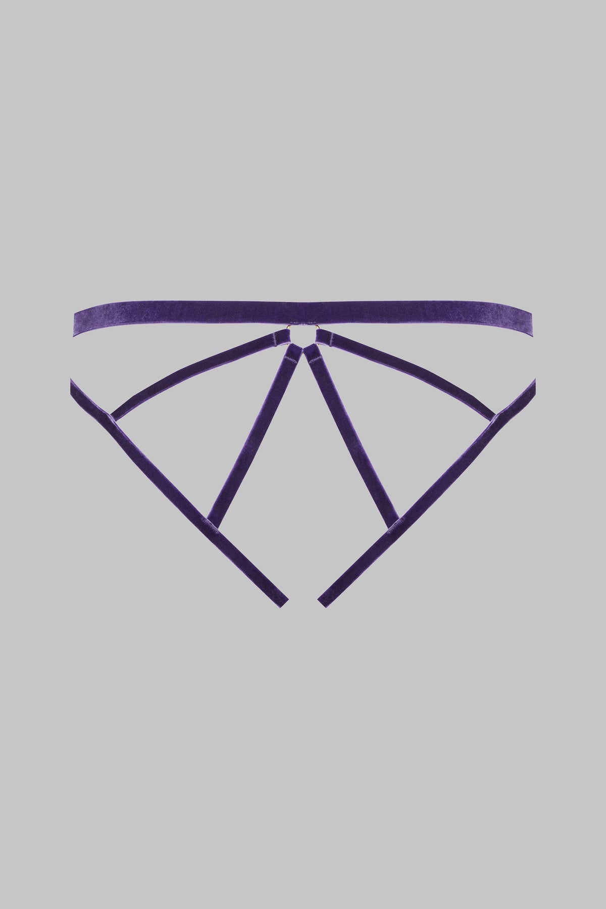 Open panty - Velvet set
