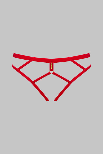 Open panty - Velvet set