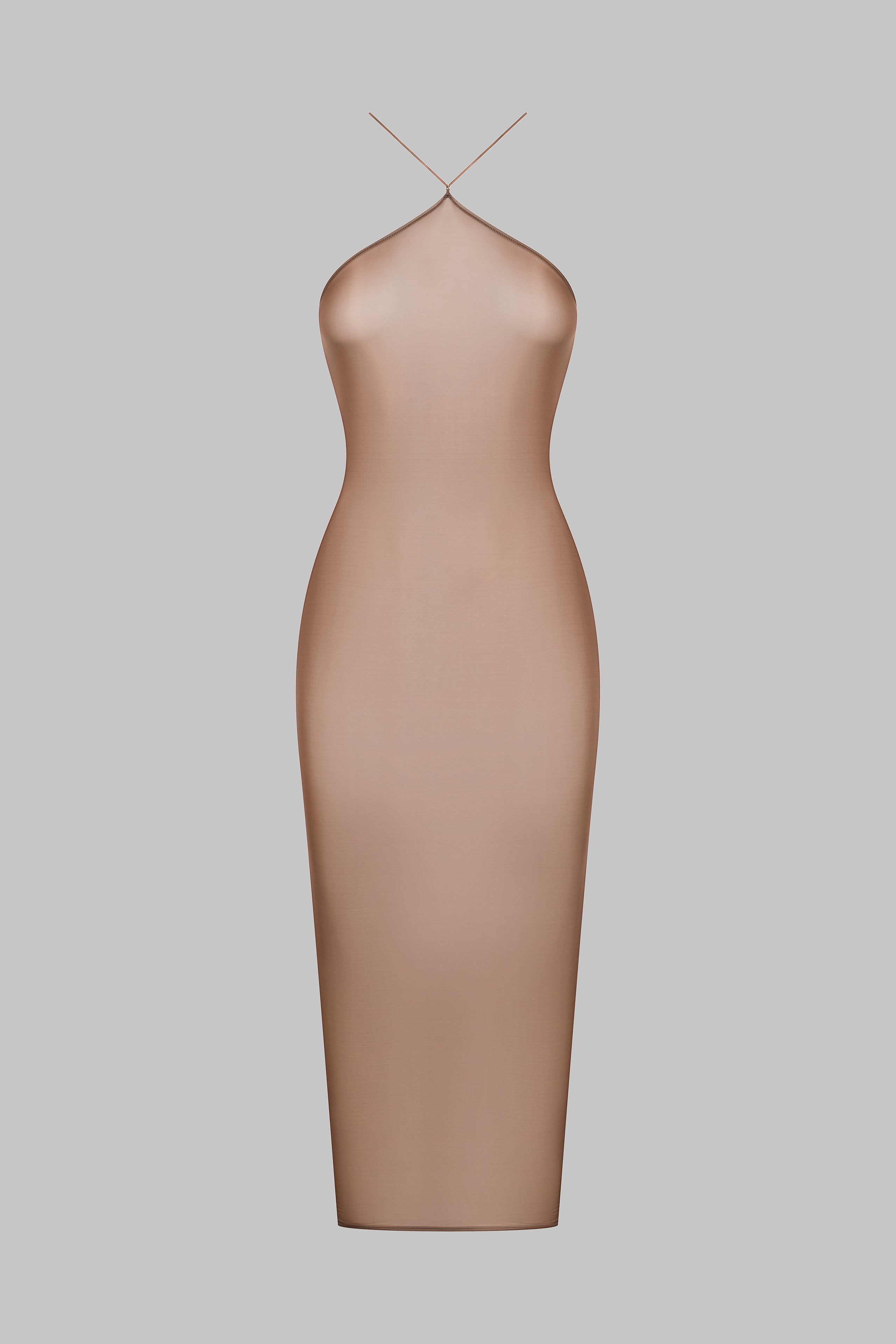 Maison Close x Scandale | Midi Open Back Dress - French Kiss Light