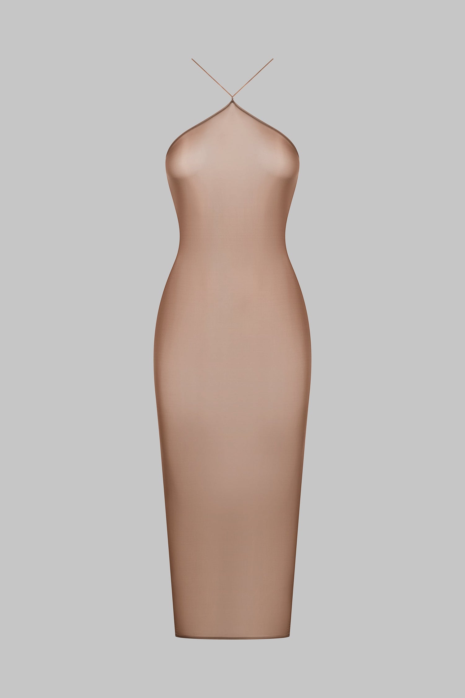Midi Open Back Dress - French Kiss Light
