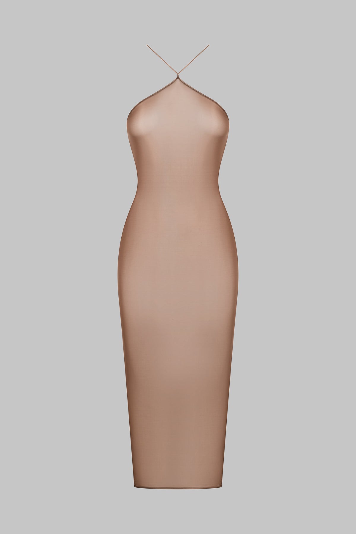 Midi Open Back Dress - French Kiss Light