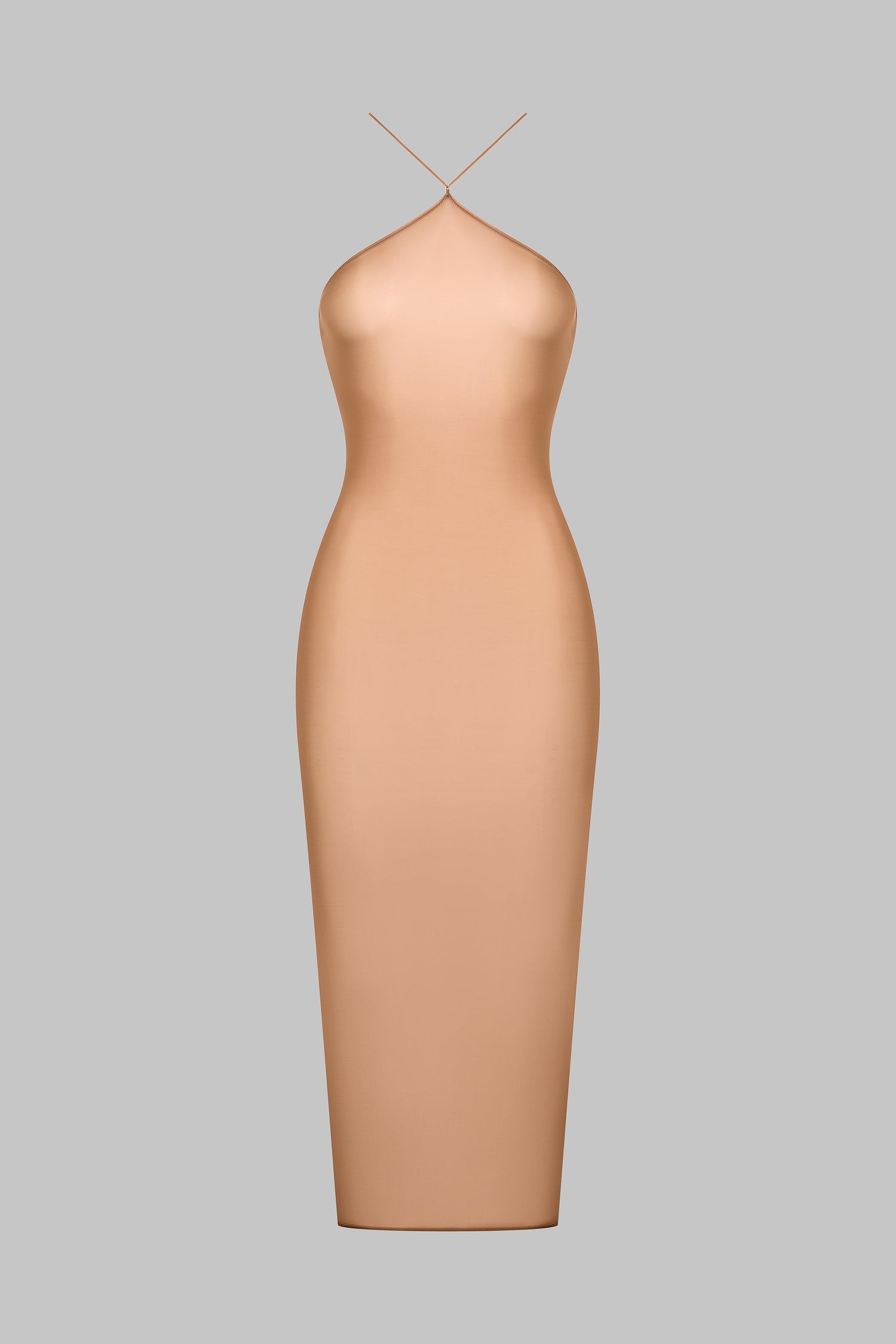 Midi Open Back Dress - French Kiss Light