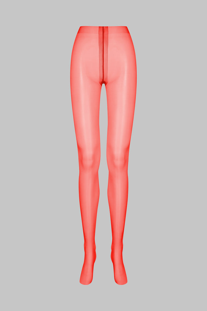 Glossy tights - 10D - Red - LEGWEAR