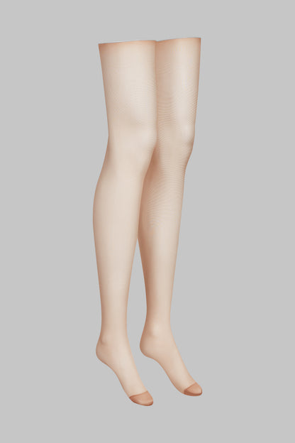 Cut and curled back seamed stockings - 20D  - LEGWEAR