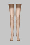 Nylon stockings - 15D - Brown - LEGWEAR