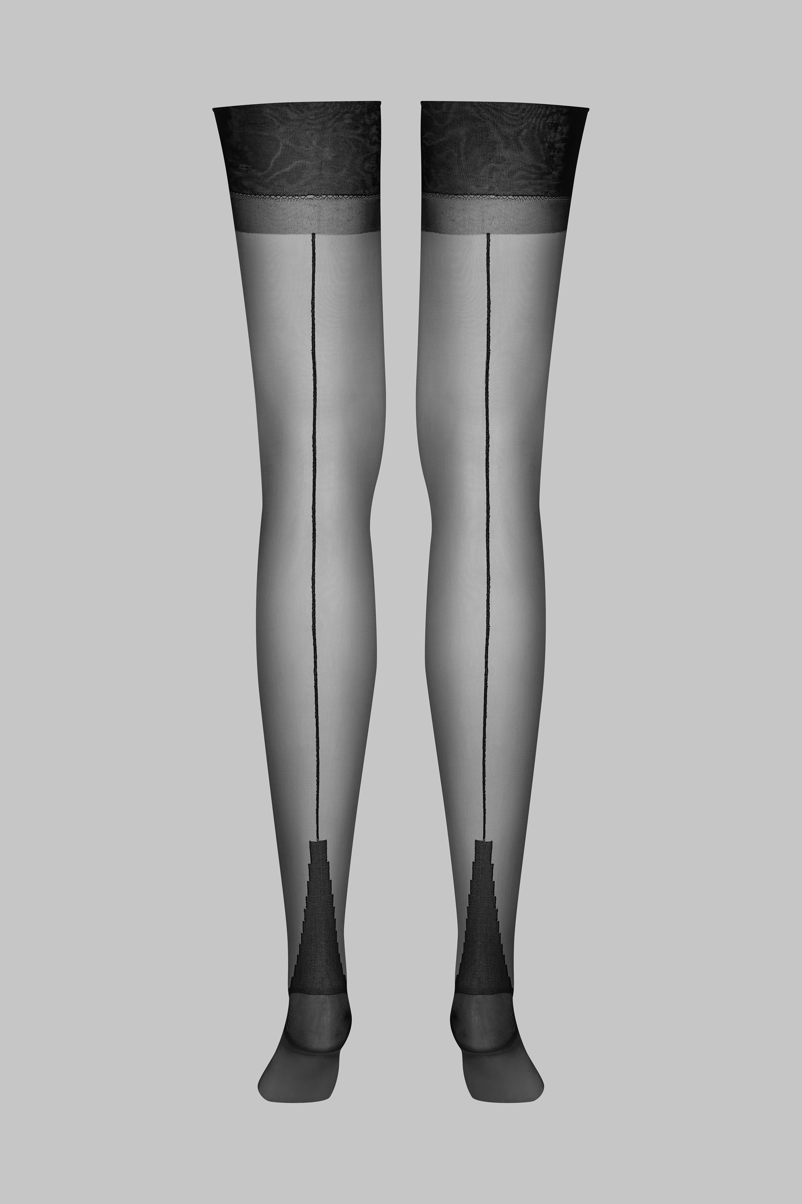 Back seamed nylon stockings Signature - 15D - LEGWEAR