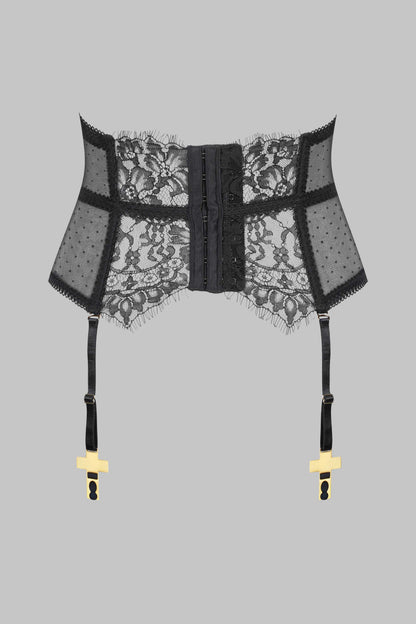 Cross Garter Belt Waist Cincher - Inspiration Divine