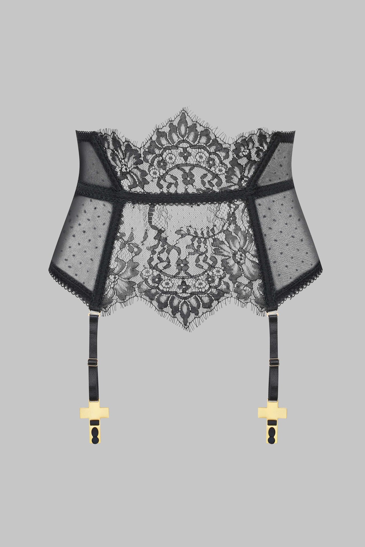 Cross Garter Belt Waist Cincher - Inspiration Divine