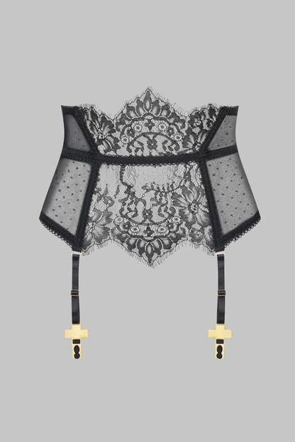 Cross Garter Belt Waist Cincher - Inspiration Divine