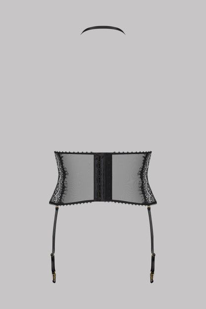 Waist cinched with suspenders - Accroche Coeur
