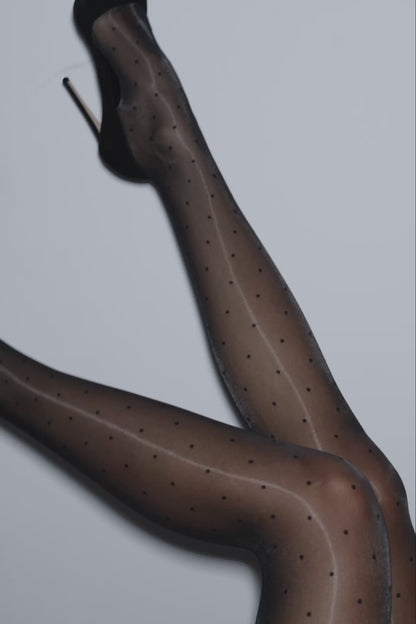 Plumetis glossy tights - 15D - LEGWEAR