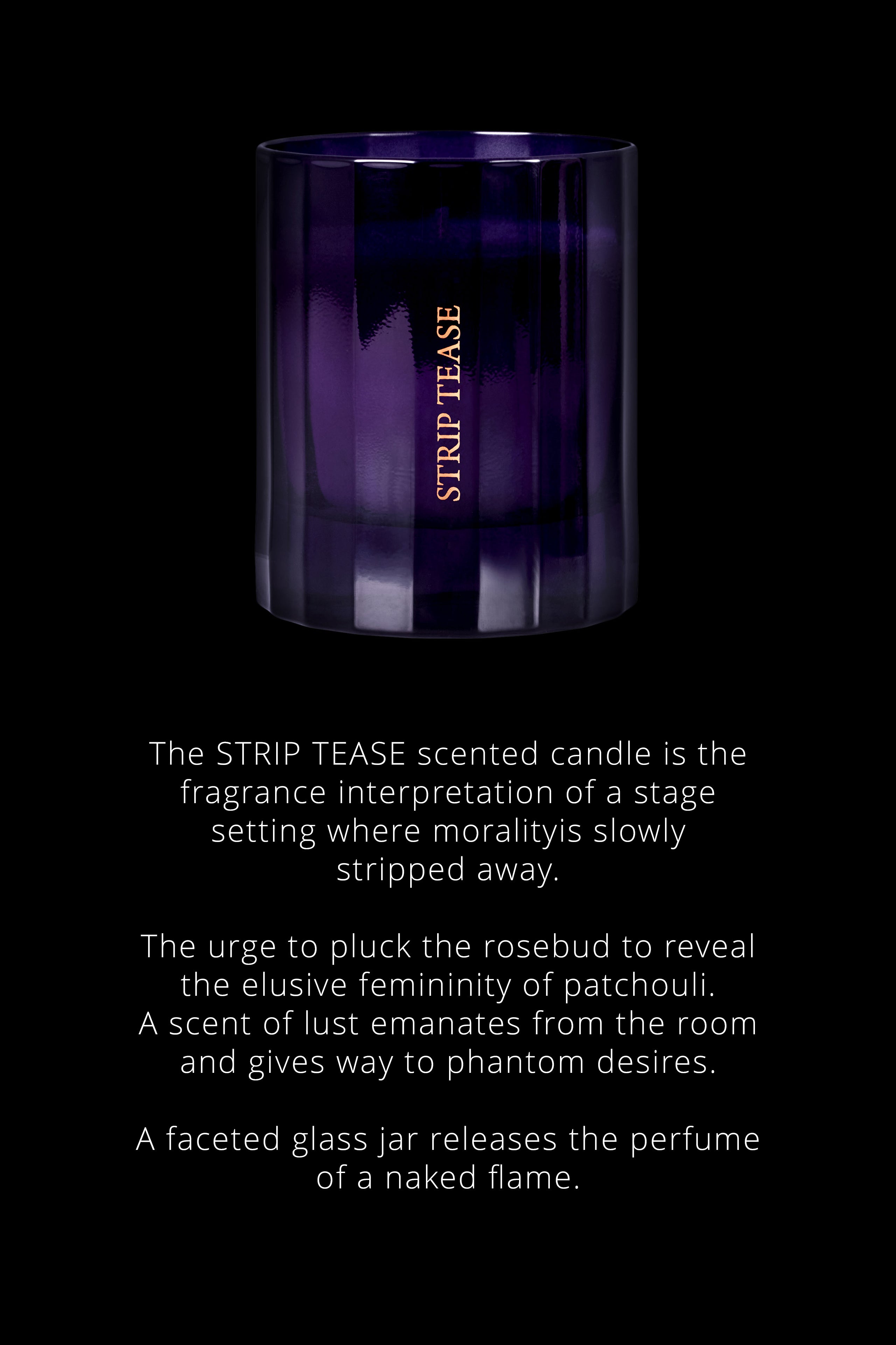 Scented Candle Powdery notes - Strip Tease