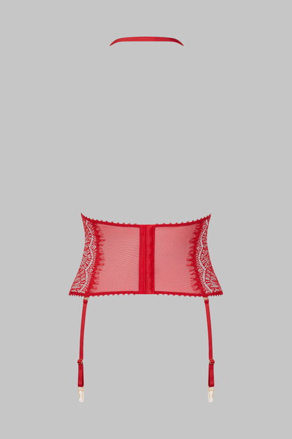 Waist cinched with suspenders - Accroche Coeur