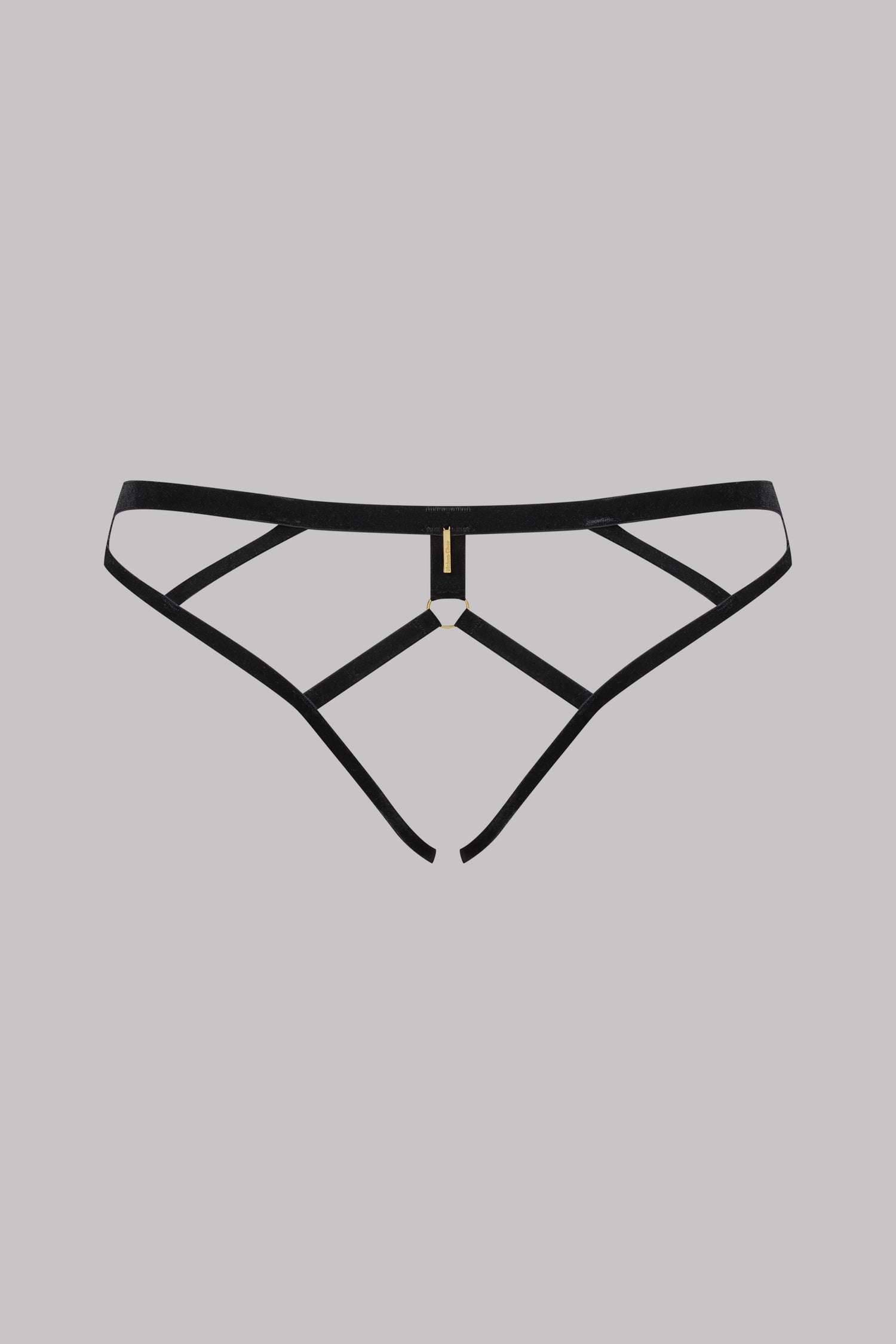 Open Panty - Velvet set