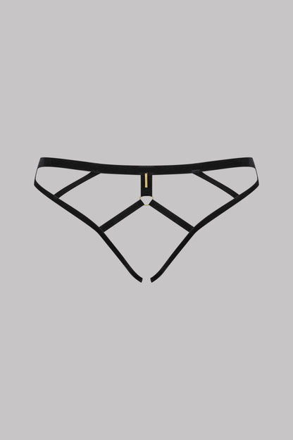 Open Panty - Velvet set